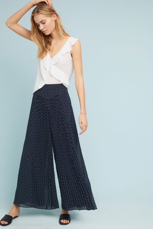 Kingston Plissierte, weitgeschnittene Hose #2