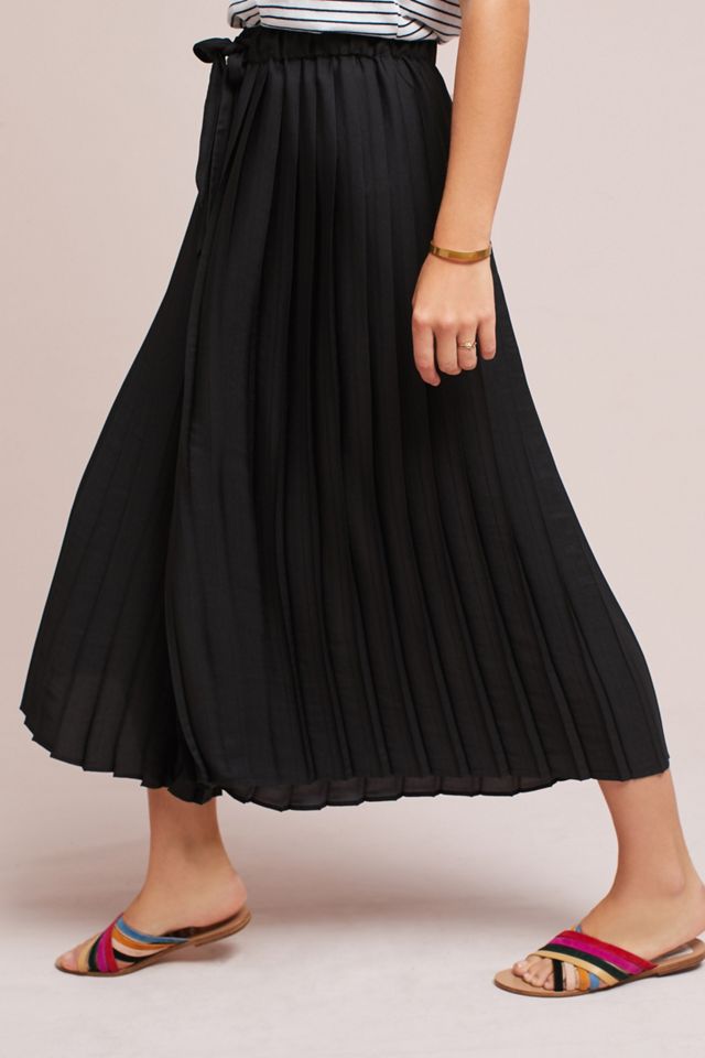 Pleated Cropped Wide-Legs #2