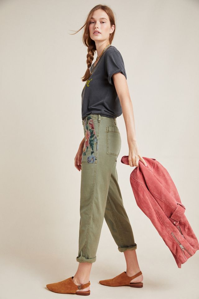 Relaxed Embroidered Trousers #3