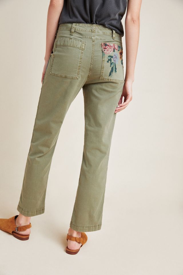 Relaxed Embroidered Trousers #4