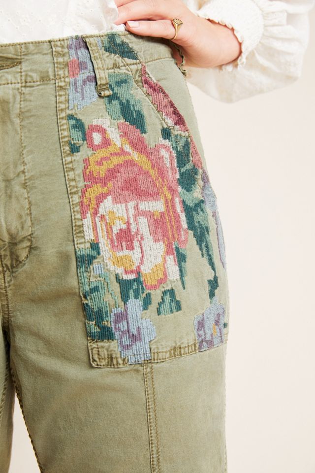 Relaxed Embroidered Trousers #9