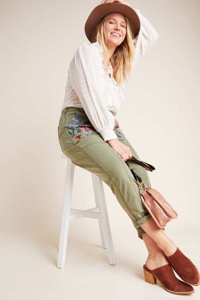 Relaxed Embroidered Trousers #12