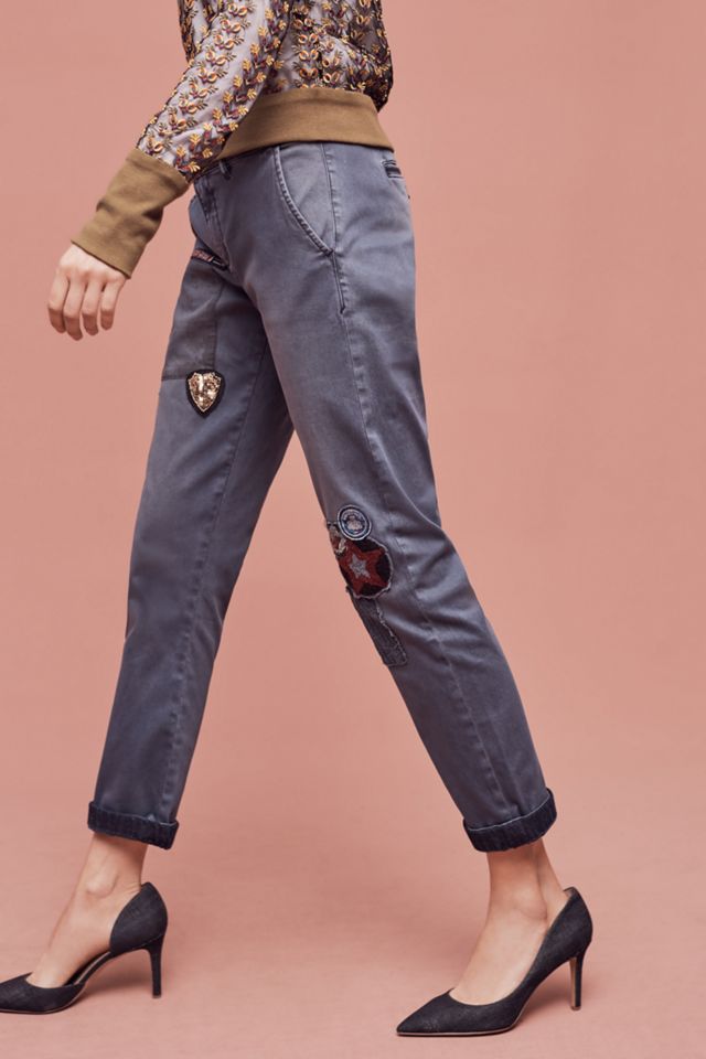 Pilcro Hyphen Patchwork Chinos #3