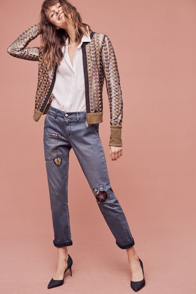 Pilcro Hyphen Patchwork Chinos