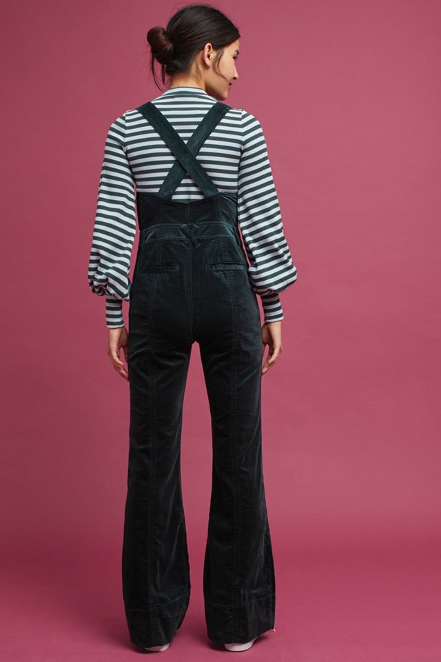 Pilcro Velvet Overalls #2