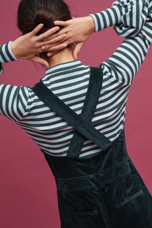 Pilcro Velvet Overalls #3