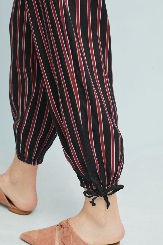 Silky Striped Joggers #3
