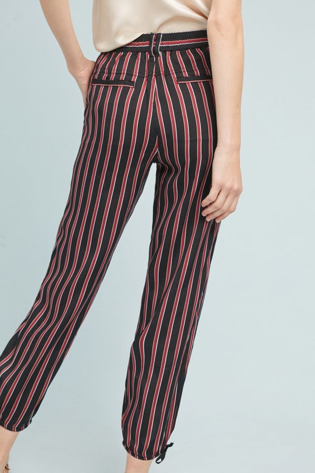 Silky Striped Joggers #4