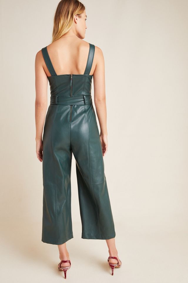 Samira Faux Leather Jumpsuit #1