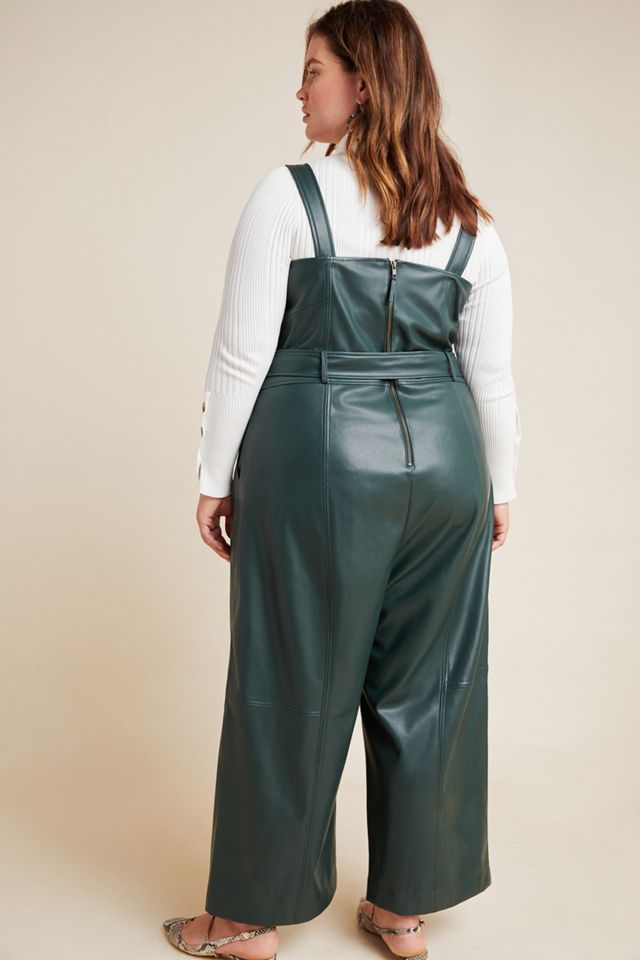 Samira Faux Leather Jumpsuit #7