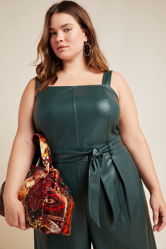 Samira Faux Leather Jumpsuit #8