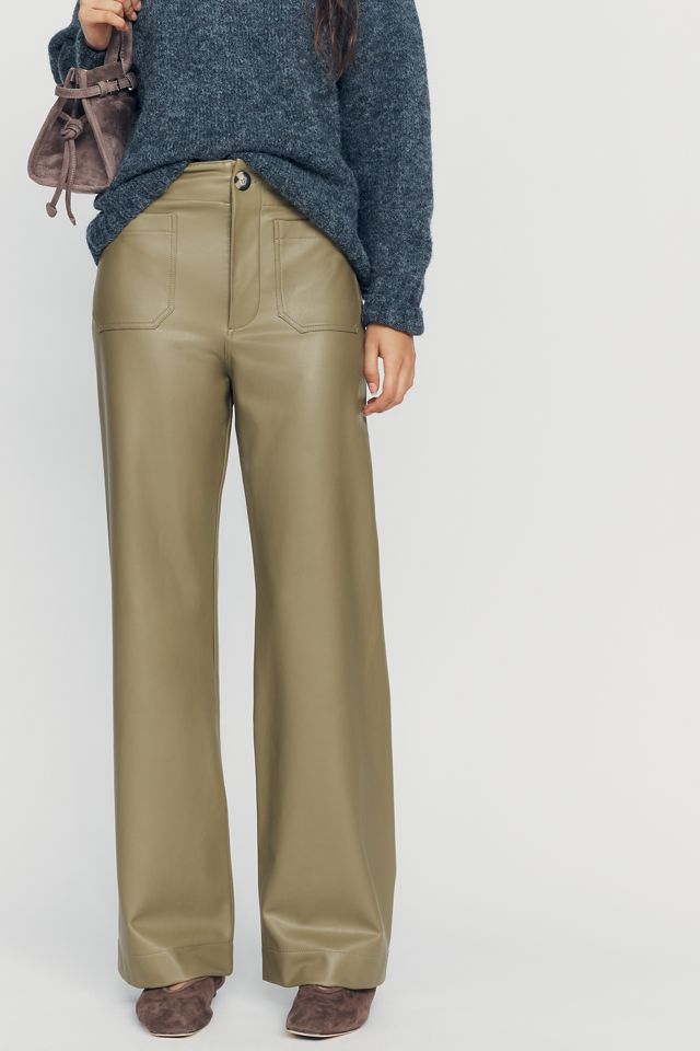 Maeve Colette Faux Leather Full Length Pants #2