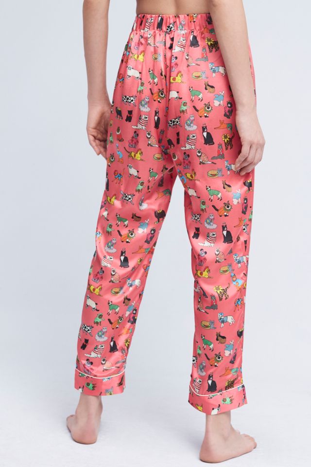 Karen Mabon Cat's Pyjamas Silk Sleep Pants #3