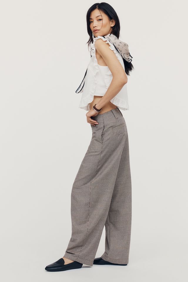 Closed Barlie High-Rise Barrel-Leg Trousers #3