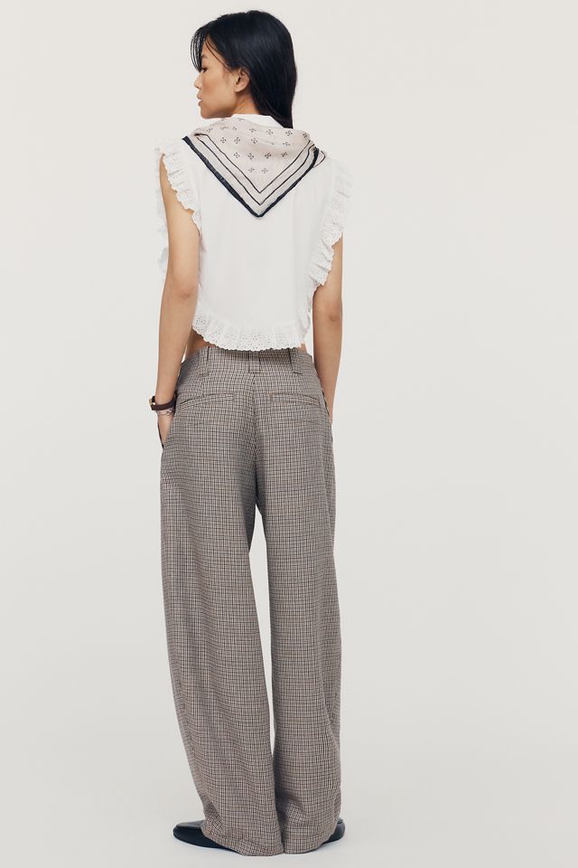 Closed Barlie High-Rise Barrel-Leg Trousers #4