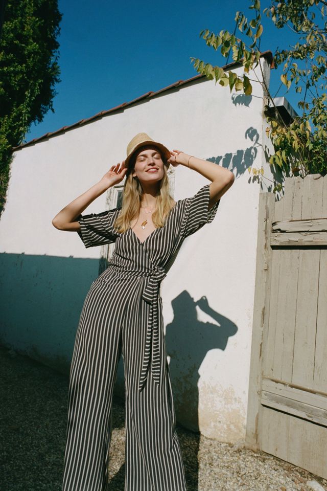 Lillia Striped Jumpsuit | Anthropologie
