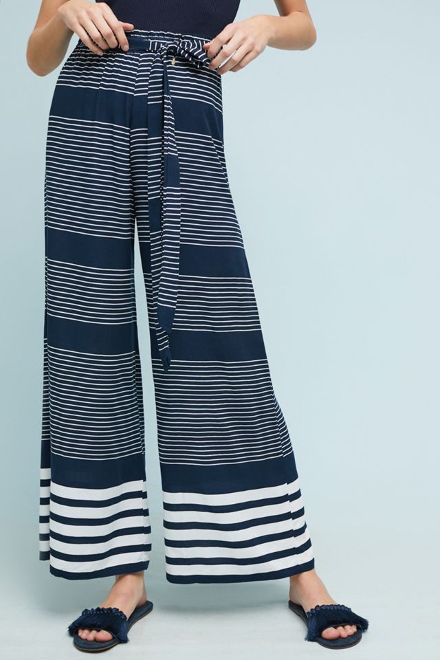 Hepburn Striped Wide-Leg Pants #2
