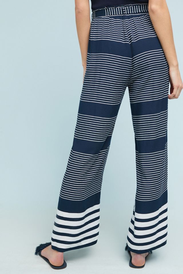 Hepburn Striped Wide-Leg Pants #3