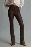 Pantalon En Cuir Stretch Lamarque Faris - Imitation Serpent Gris - Taille 2 (US) - Neuf Avec Étiquettes