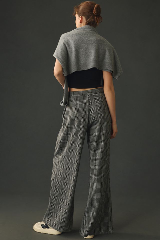 Maeve Plaid Pleated Pants #2