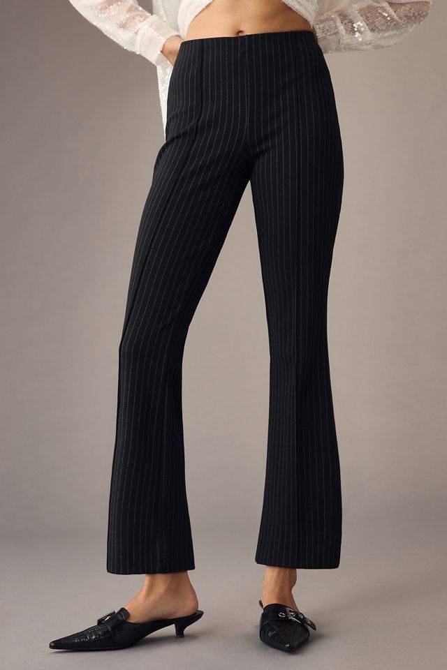 The Margot Kick-Flare Cropped Pants by Maeve: Striped Edition #1