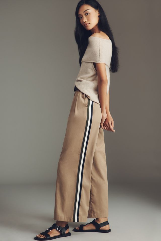 Maeve Pleated Trouser Track Pants #1
