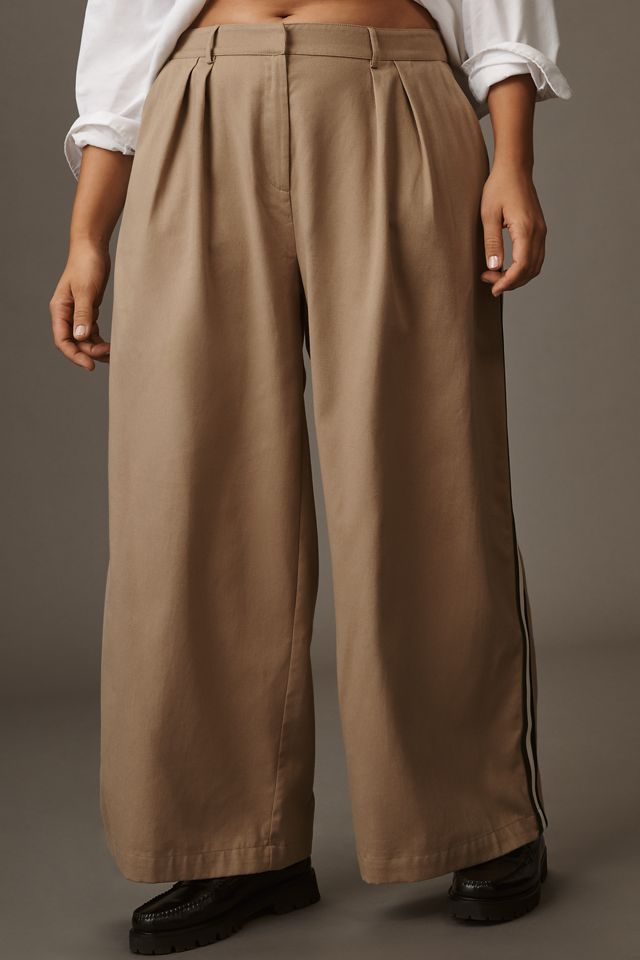 Maeve Pleated Trouser Track Pants #6