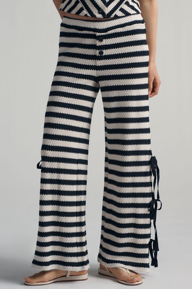 Maeve Crochet Seaside Pants | Anthropologie