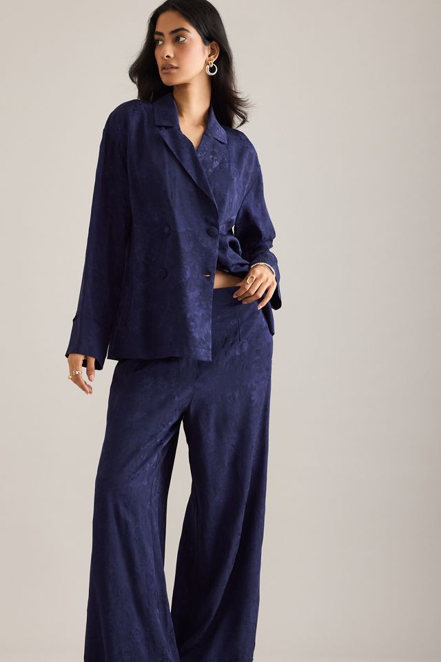 Pantalon large jacquard By Anthropologie #2