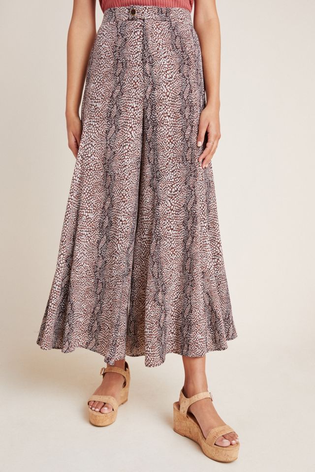 Skirted Wide-Leg Pants #1
