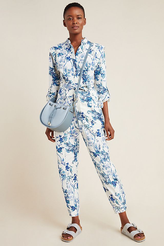 Lucienne Belted Jumpsuit | Anthropologie