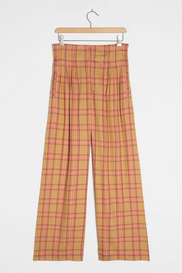 Maeve Albane Plaid Pants #1