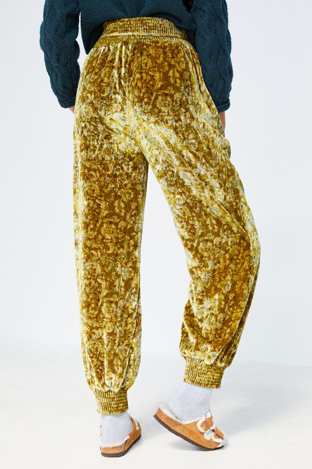 Gloria Velvet Joggers #3