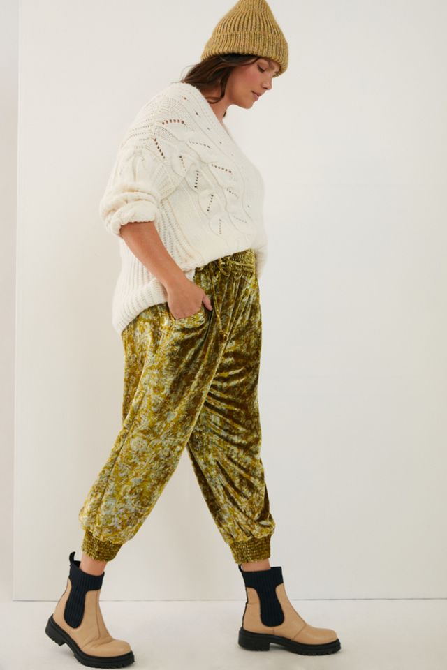 Gloria Velvet Joggers #7