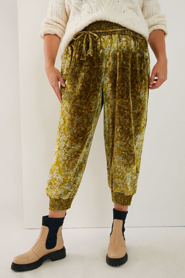 Gloria Velvet Joggers  Anthropologie Singapore