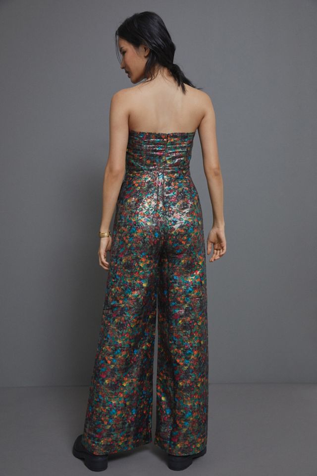 Maeve Samantha Shimmer Wide-Leg Jumpsuit #2