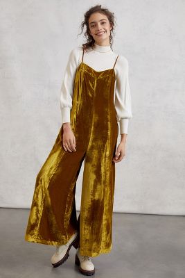 Maeve Andromeda Velvet Jumpsuit