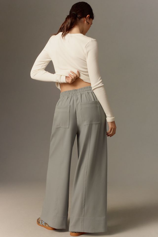 Maeve Tie-Waist Wide-Leg Pants   #2