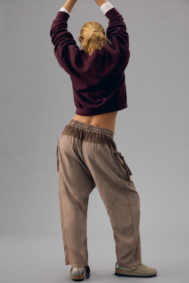 By Anthropologie Mixed Draped Parachute Pants #2