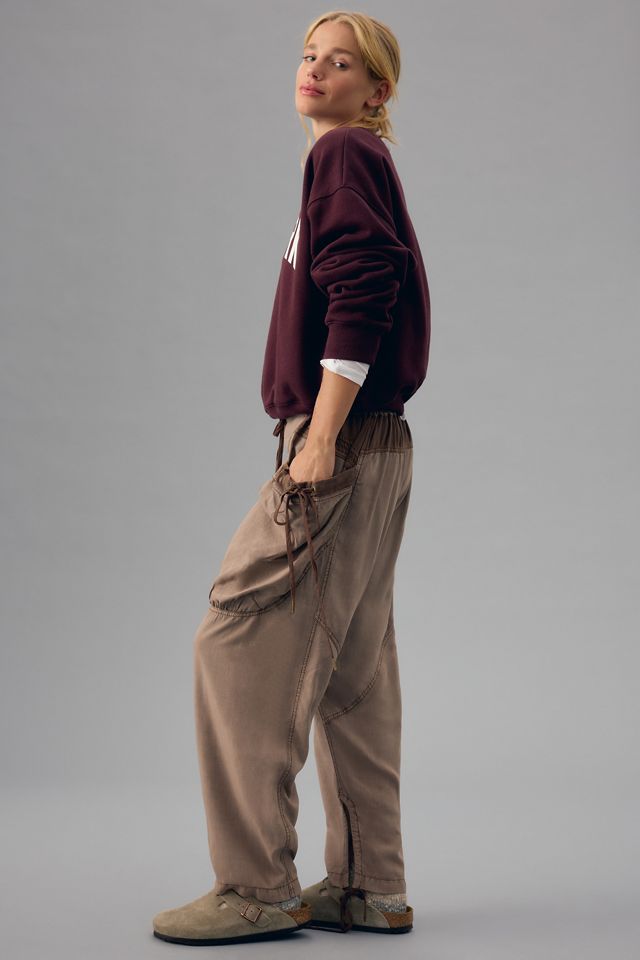 By Anthropologie Mixed Draped Parachute Pants #4