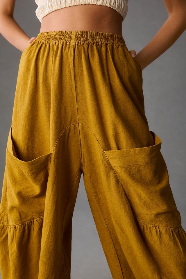 Pilcro Wide-Leg Barrel Pants #3