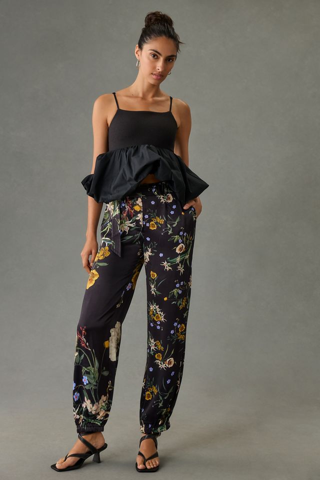 Maeve Silky Parachute Pants | Anthropologie