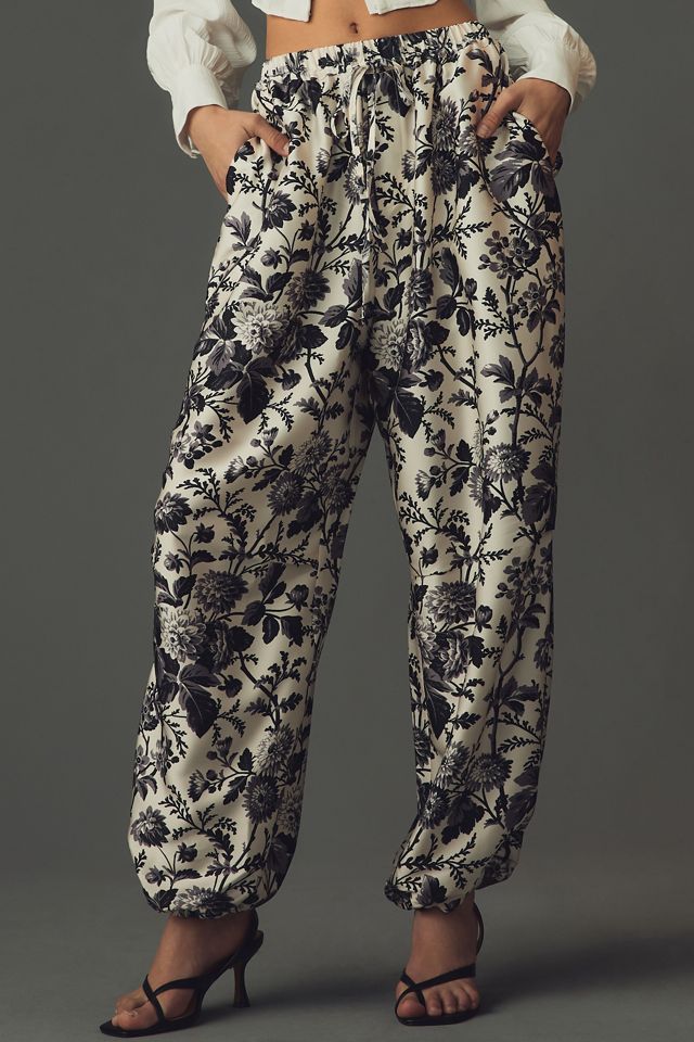 Maeve Silky Parachute Pants #1