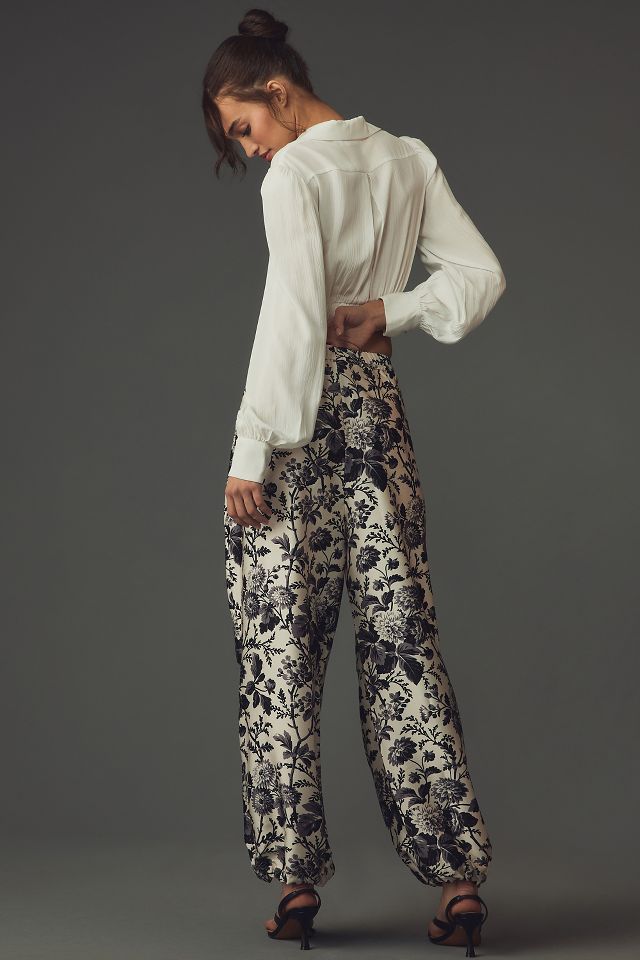 Maeve Silky Parachute Pants #2