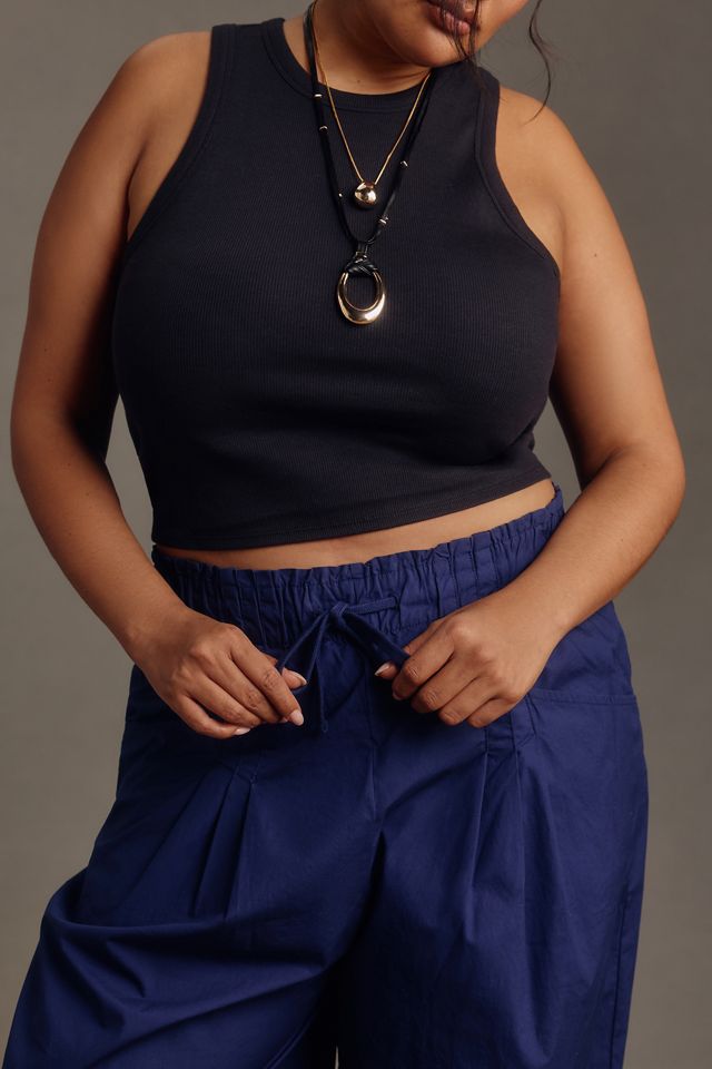 Maeve Skirty Utility Wide-Leg Pants #7
