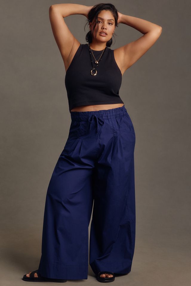 Maeve Skirty Utility Wide-Leg Pants #4