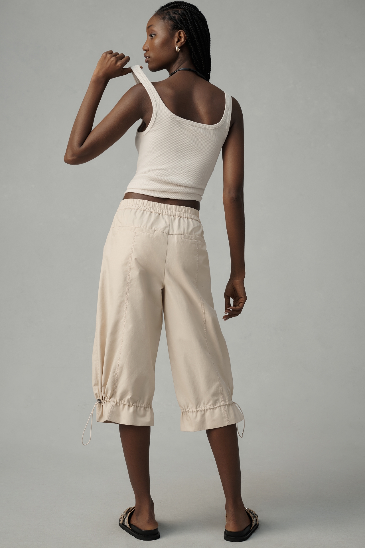 Maeve Cropped Parachute Pants