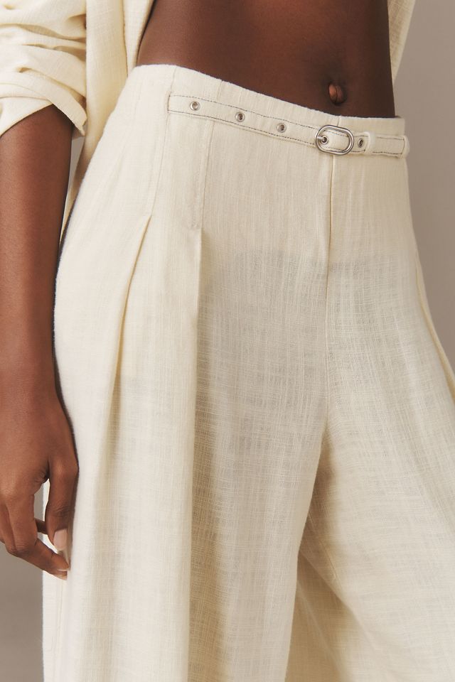 By Anthropologie Linen City Beach Trouser Pants #3