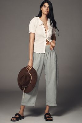 Anthropologie PilcroのIzzieリラックスプルオンバレルパンツ The Izzie Relaxed Pull-On Barrel Pants by Pilcro: Jacquard