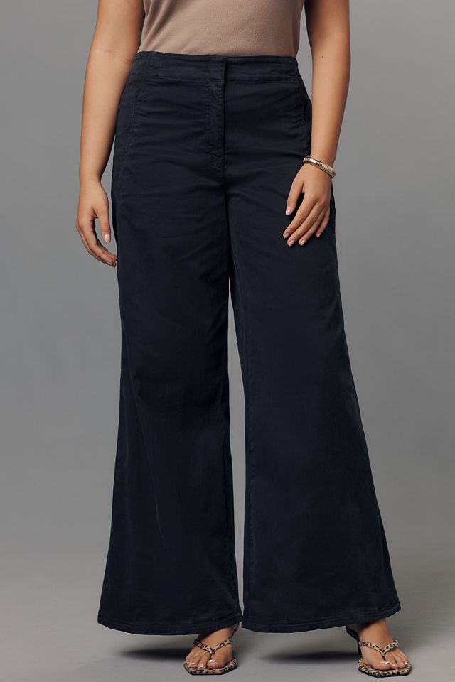 Maeve Scallop Wide-Leg Pants #6